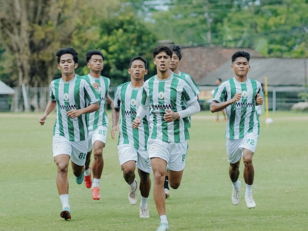 Latihan perdana PSS Sleman di tahun 2025