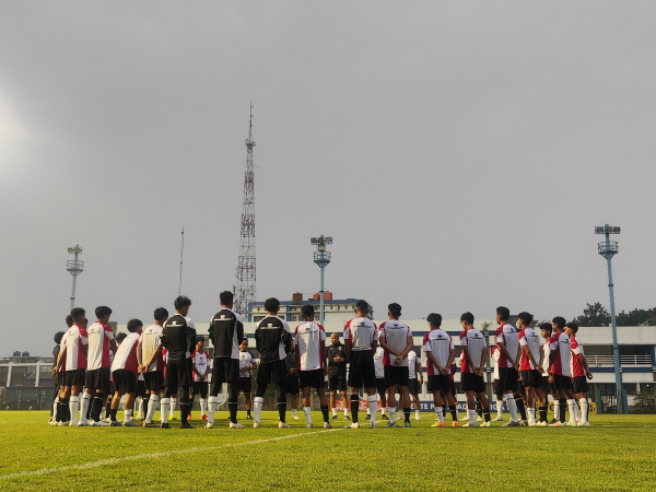 Pemain timnas Indonesia U-17 melakukan pemusatan latihan di Bandung
