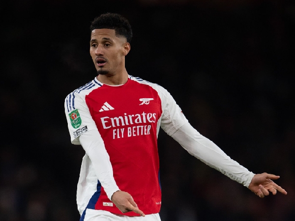 William Saliba menambah daftar panjang cedera Arsenal