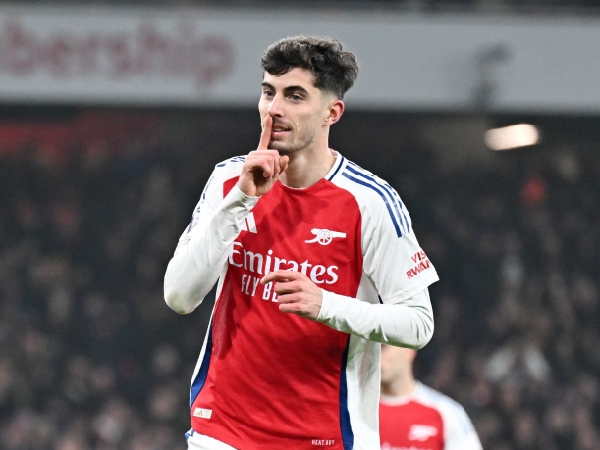Kai Havertz gagal memastikan kemenangan Arsenal atas Aston Villa