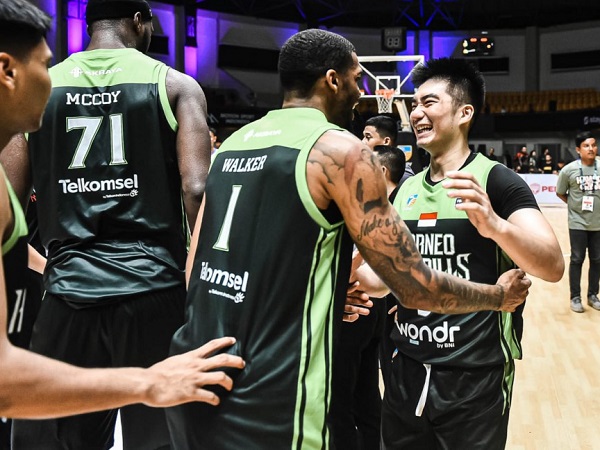 Hans Abraham senang bisa bantu Borneo Hornbills menang lawan Tangerang Hawks.