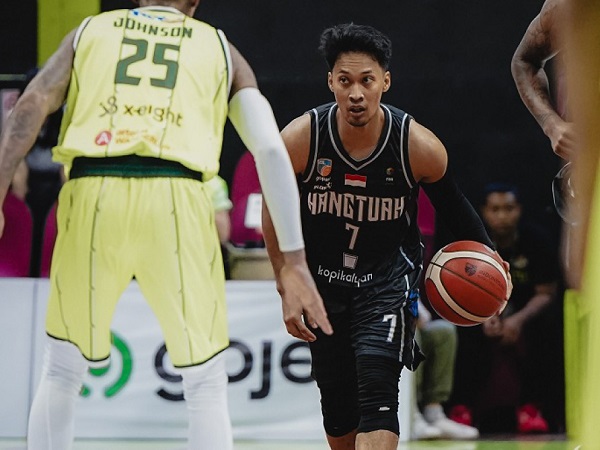 Januar Kuntara antusias jalani home game perdana Hangtuah Jakarta di GOR Ciracas.