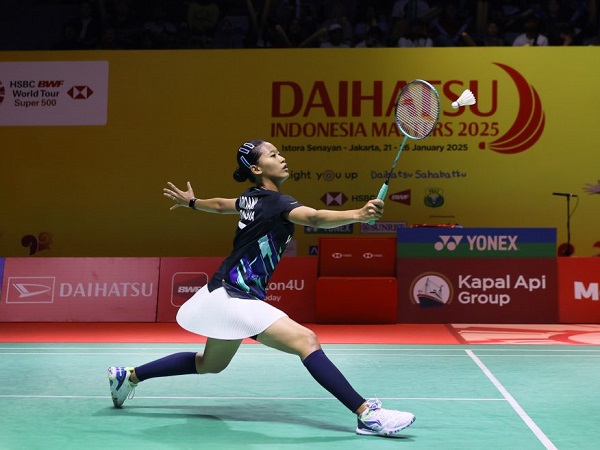 Putri KW belajar banyak dari kekalahan di perempat final Indonesia Masters 2025.