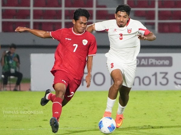 Laga timnas Indonesia U-20 kontra Yordania U-20