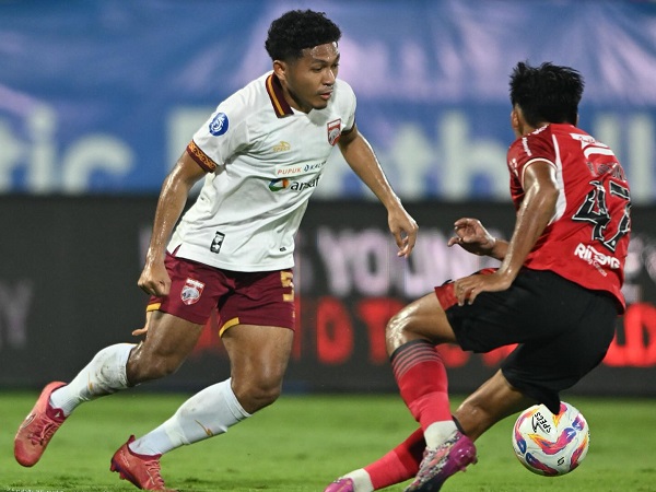 Pemain Borneo FC, Fajar Fathurrahman di laga kontra Bali United