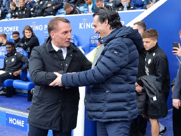 Brendan Rodgers dan Unai Emery