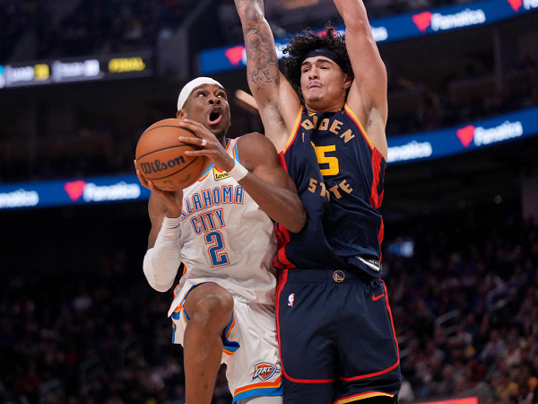 Shai Gilgeous-Alexander kecewa Thunder dikalahkan Warriors.