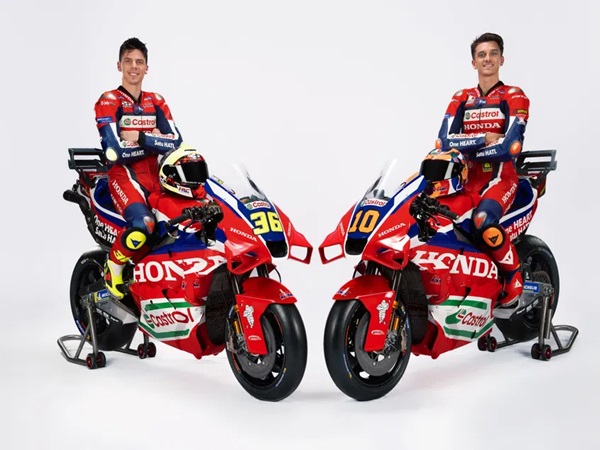 Tim Honda  Meluncurkan Motor dan Sponsor Baru Castrol