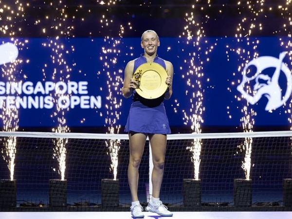 Jegal Ann Li Di Singapura, Elise Mertens Angkat Trofi Kesembilan Dalam Karier