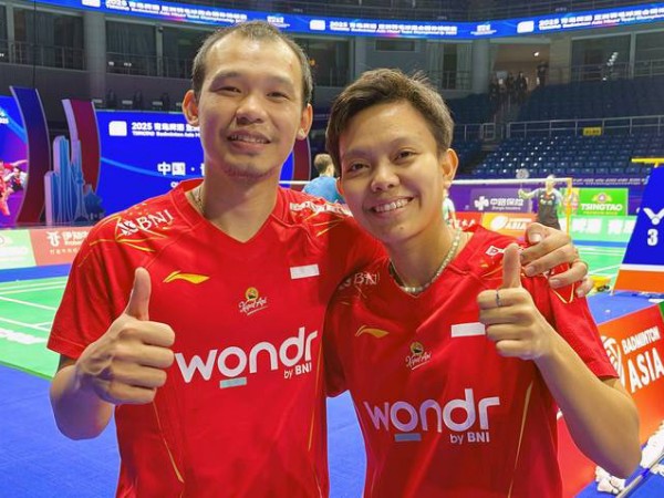 Rinov dan Fadia Kapten Indonesia di Kejuaraan Beregu Campuran Asia 2025