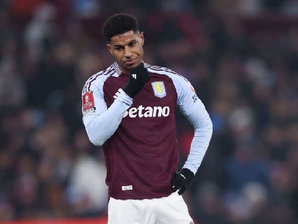 Marcus Rashford melakoni debutnya untuk Aston Villa