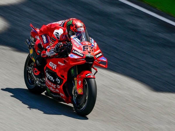 Francesco Bagnaia puas dengan kecepatan Desmosedici GP25.