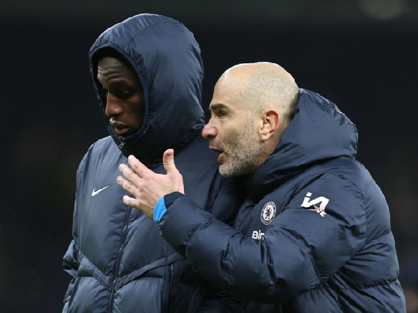 Enzo Maresca dan striker Chelsea, Nicolas Jackson