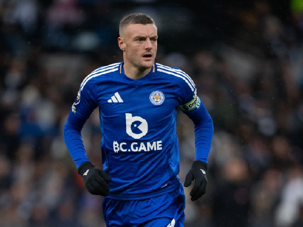 Striker Leicester City, Jamie Vardy, siap tampil melawan Arsenal