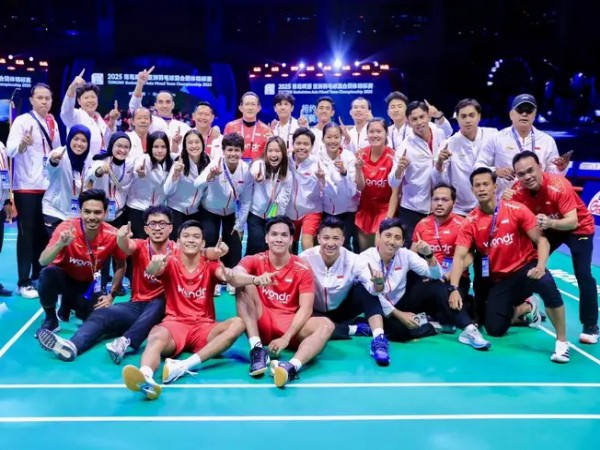 Indonesia Akhiri Penantian Gelar di Kejuaraan Beregu Campuran Asia