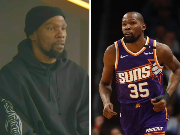 Bintang Phoenix Suns Kevin Durant menjelaskan bahwa dia tidak pernah meminta pertukaran dari Phoenix, namun mengakui sisi bisnis dari NBA. (Foto: ESPN)