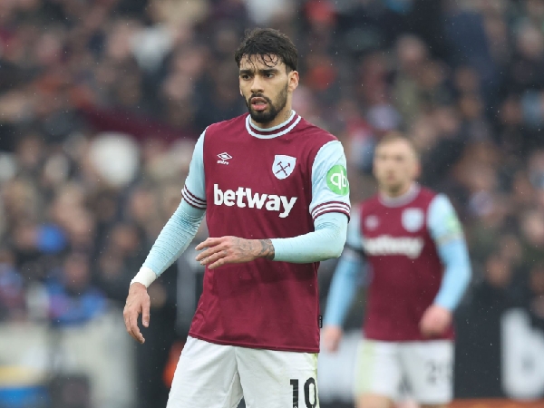 Gelandang West Ham, Lucas Paqueta, diragukan tampil melawan Arsenal