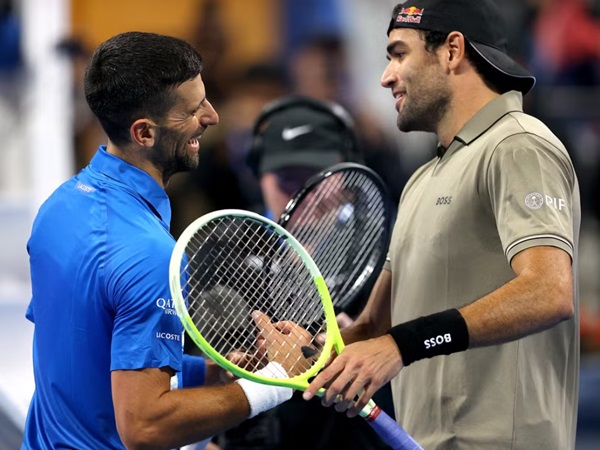 Jumpa Di Doha, Matteo Berrettini Klaim Kemenangan Pertama Atas Novak Djokovic
