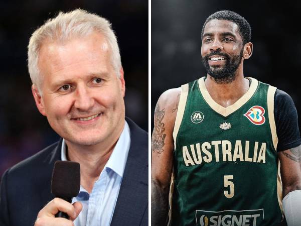 Andrew Gaze (kiri) dan Kyrie Irving. (Foto: Australian Network)