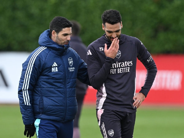 Mikel Arteta dan gelandang Arsenal, Mikel Merino