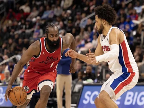 Clippers Dikalahkan Pistons, James Harden Puji Cunningham