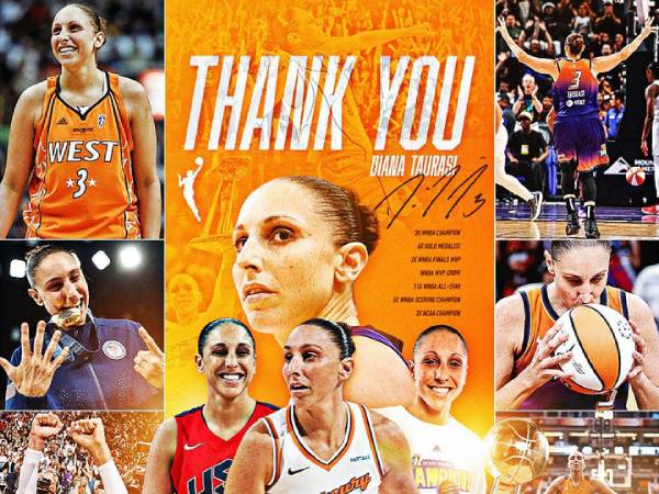 Diana Taurasi mencetak 10.646 poin - satu-satunya pemain WNBA yang melampaui angka 10 ribu poin. (Foto: X.com)