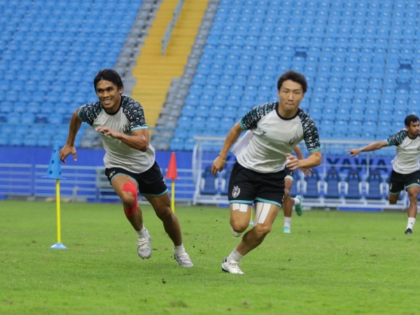 Persiapan PSM Makassar jelang menjamu Persebaya Surabaya di Parepare