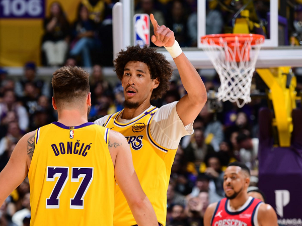 Jaxson Hayes akui permainannya lebih mudah berkat LeBron James dan Luka Doncic.