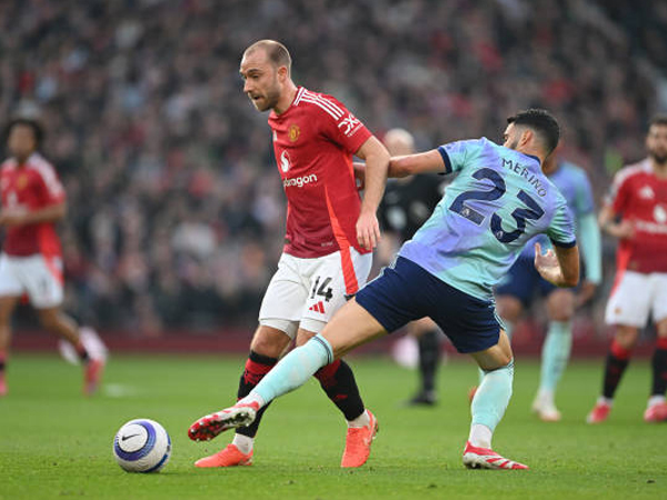 Christian Eriksen Klaim Manchester United Harusnya Menang Melawan Arsenal