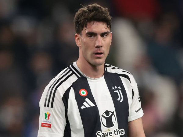 Striker Juventus, Dusan Vlahovic.