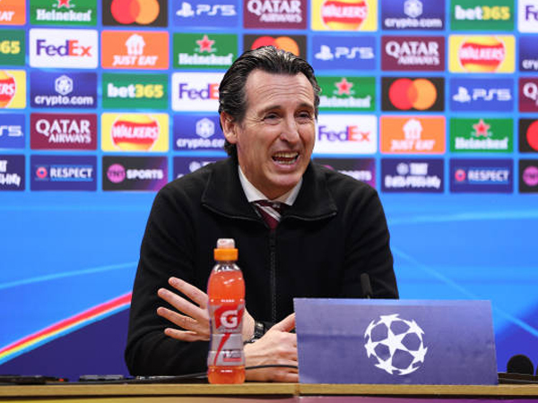 Unai Emery Bangga Bawa Aston Villa ke Perempat Final Liga Champions