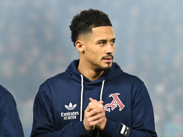 Bek Arsenal, William Saliba, diminati oleh Real Madrid