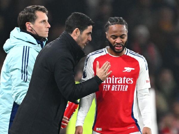 Mikel Arteta tidak memberikan banyak kepercayaan kepada Raheem Sterling
