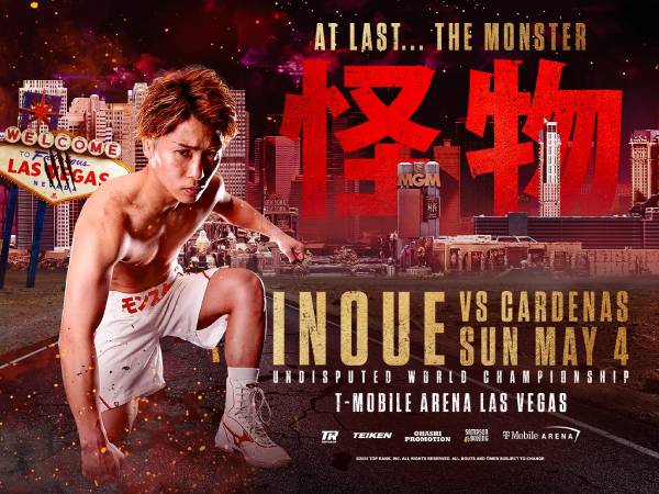 Naoya Inoue akan tampil keempat kalinya di tanah Amerika sejak 2021. (Foto: Fight TV)