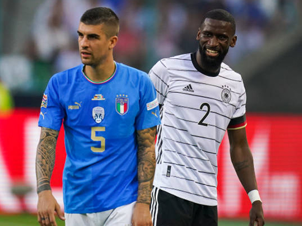 Italia vs Jerman: Enam Pemain Tiap Tim Berisiko Absen di Leg Kedua