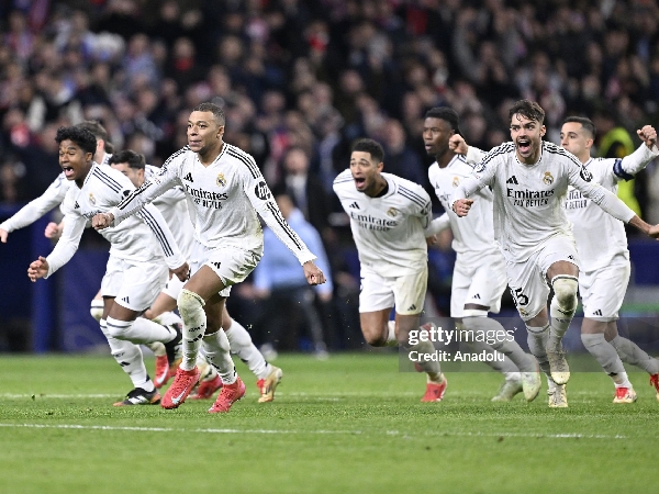 Real Madrid akan menjadi lawan Arsenal di perempat final Liga Champions