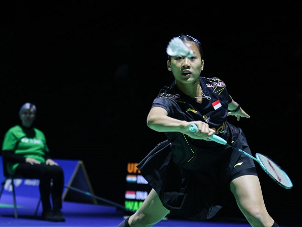 Putri KW kurang puas meski menang di 16 besar Swiss Open 2025.