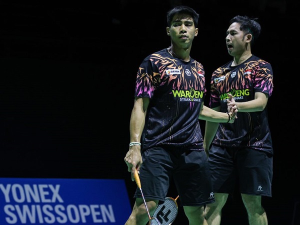 Sabar/Reza berjuang keras lewati hadangan di babak 16 besar Swiss Open 2025.
