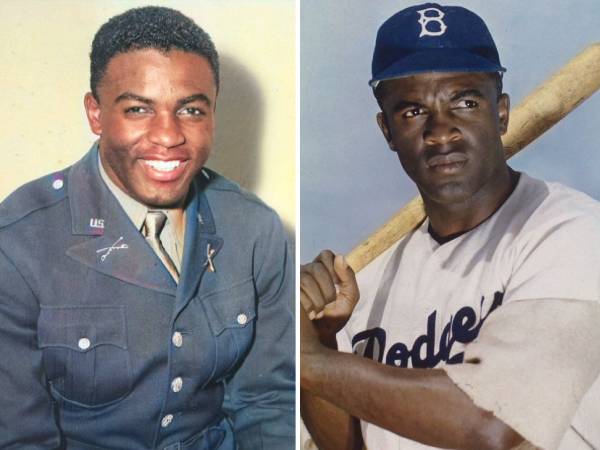 Ikon MLB Jackie Robinson adalah seorang letnan dua di Angkatan Darat AS selama Perang Dunia II. (Foto: AP)