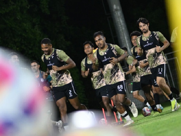 Latihan skuat Borneo FC