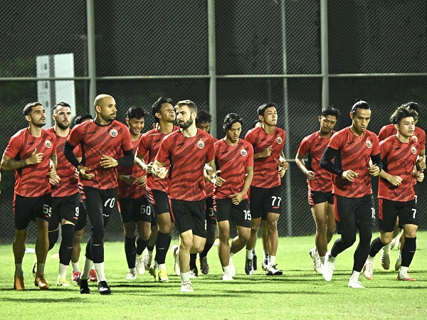 Latihan Persija Jakarta usai libur