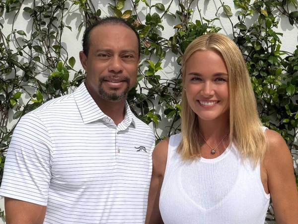 Tiger Woods (kiri) dan Vanessa Trump. (Foto: X.com)