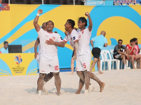 Pemain timnas sepak bola pantai Indonesia