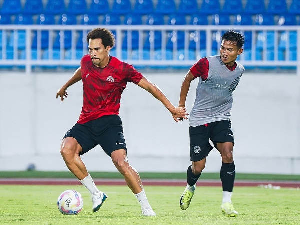 Latihan Arema FC di bulan Ramadan