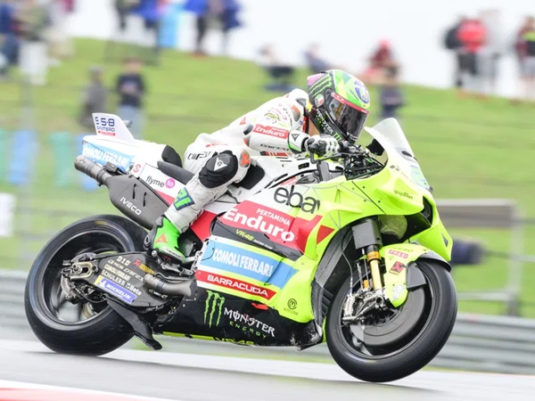 Hasil FP1 MotoGP AS: Morbidelli Tercepat di Sesi Hujan