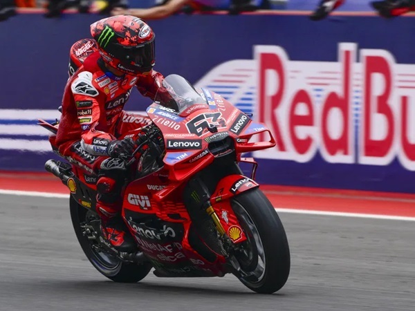 Hasil MotoGP AS: Bagnaia Menang Perdana Usai Marquez Terjatuh