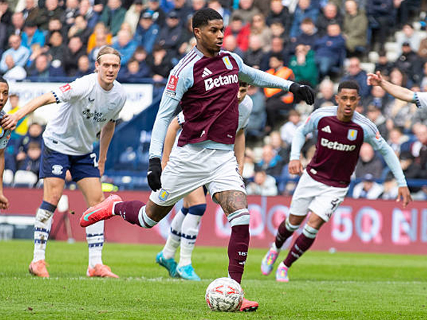 Marcus Rashford Akhiri Paceklik Gol, Aston Villa ke Semifinal Piala FA