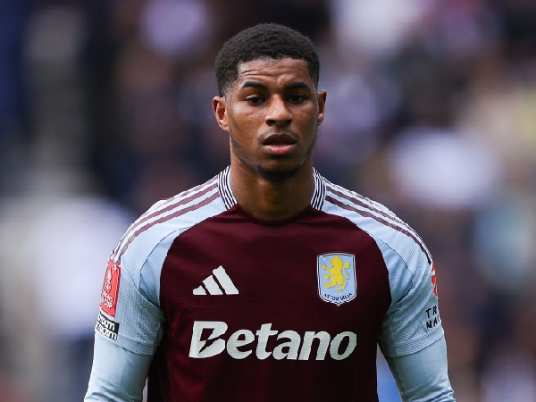 Marcus Rashford membuka keran golnya bersama Aston Villa