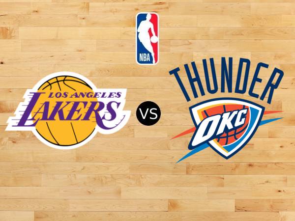 Los Angeles Lakers akan bertamu ke kandang Oklahoma City Thunder pada Minggu (6/4) sore atau Senin dinihari WIB. (Foto: NBA)