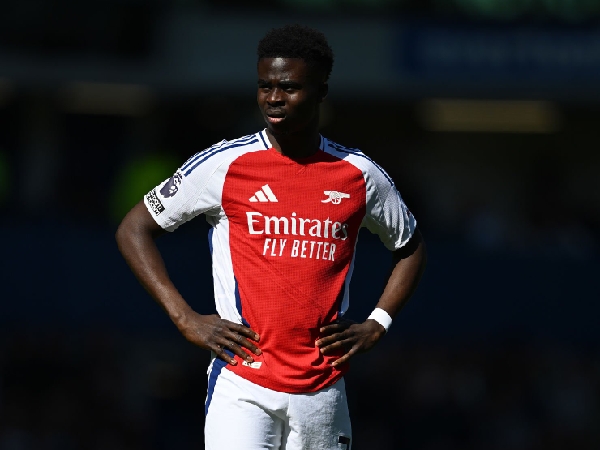 Bukayo Saka belum memperpanjang kontraknya di Arsenal